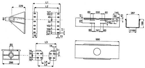 Кронштейн FC/FE 129 Кронштейн FC/FE 129
