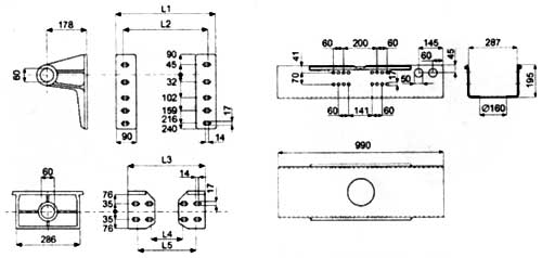 Кронштейн FE/FC 4 ступени Howo Кронштейн FE/FC 4 ступени Howo