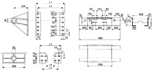 Кронштейн FC/FE 149 Howo Кронштейн FC/FE 149 Howo