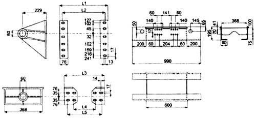 Кронштейн FC/FE 169 Howo Кронштейн FC/FE 169 Howo