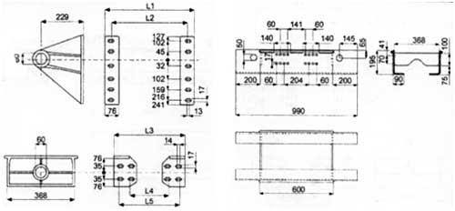 Кронштейн FC/FE 191 Howo Кронштейн FC/FE 191 Howo