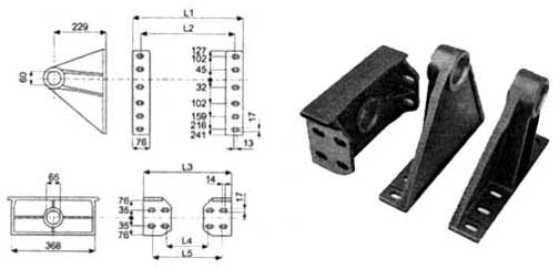 Кронштейн FC/FE 214 Howo Кронштейн FC/FE 214 Howo