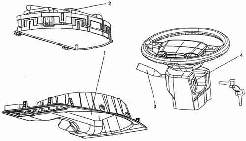 Комбинированная панель приборов главной элетрической цепи Can